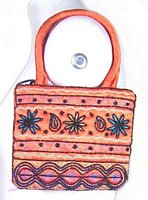 Fashion silk bag - click here for large view